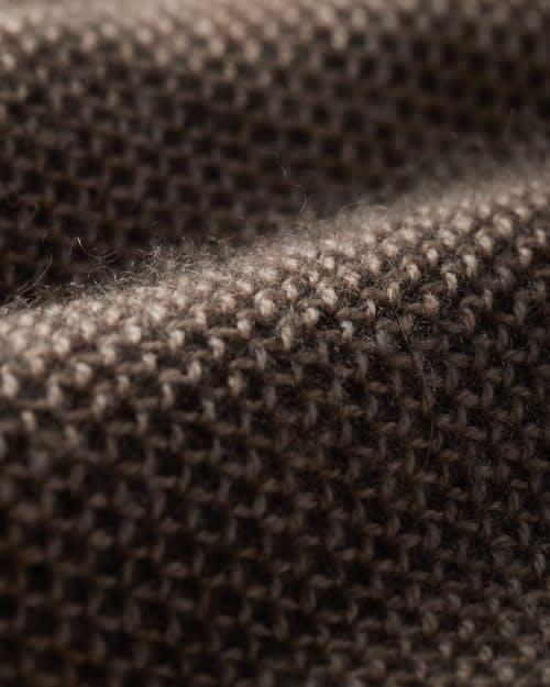 laydown detail image of Easycash Merino Quarter Zip Sweater