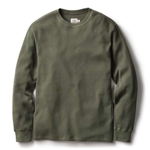 laydown image of Waffle Thermal Crewneck