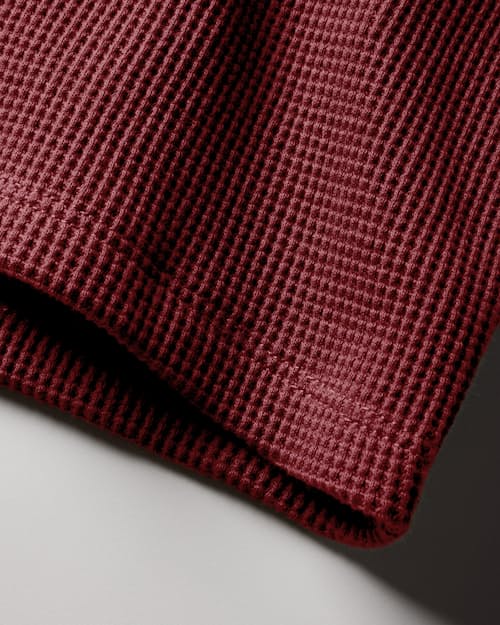 laydown detail image of Waffle Thermal Crewneck