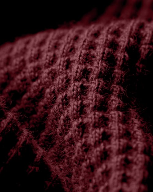 laydown detail image of Waffle Thermal Crewneck