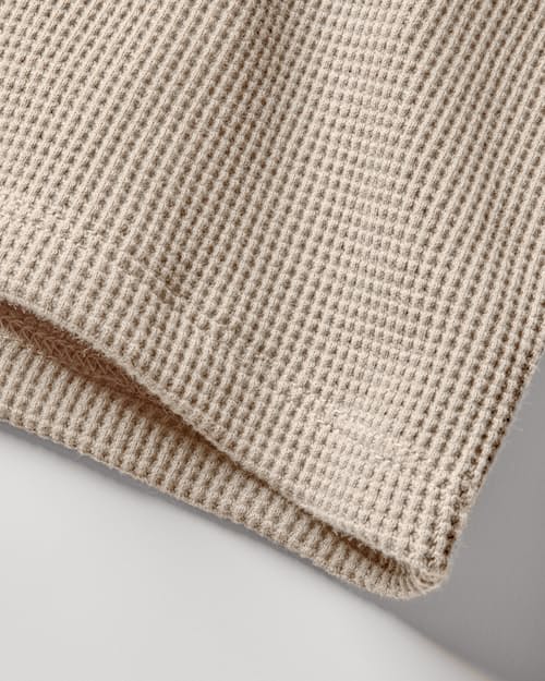 laydown detail image of Waffle Thermal Crewneck