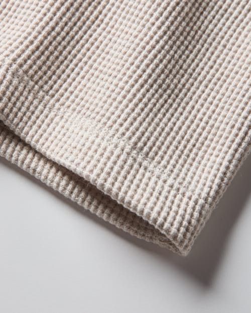 laydown detail image of Waffle Thermal Crewneck