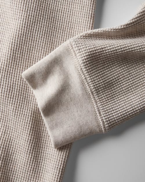 laydown detail image of Waffle Thermal Henley