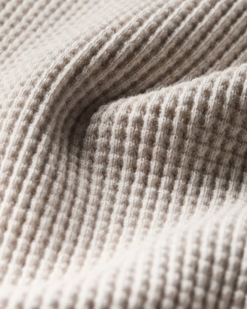 laydown detail image of Waffle Thermal Henley