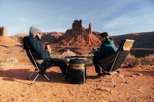 lifestyle image of Helinox Campcore Chair One High-Back (re)