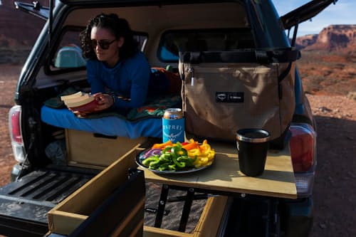 lifestyle image of Campcore Transporter Gear Tote 28L