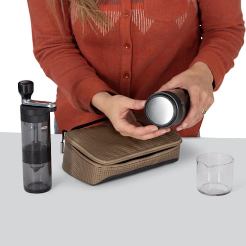 laydown detail image of OXO Campcore Coffee Brewing Set