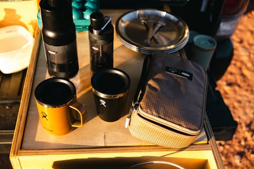 lifestyle image of OXO Campcore Coffee Brewing Set