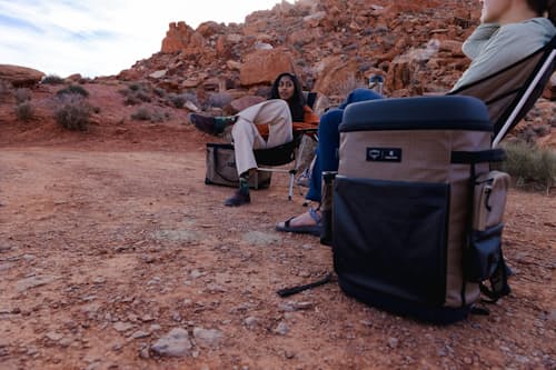 lifestyle image of Osprey x Hydro Flask Campcore Carryout™ Cooler 30L