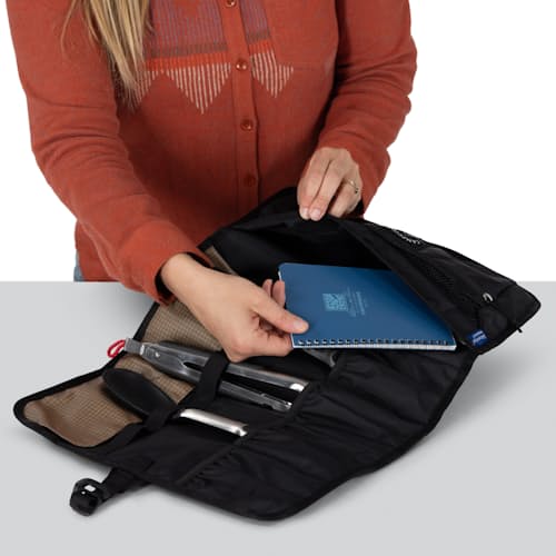laydown detail image of OXO Campcore Cooking Tool Roll & Utensil Set