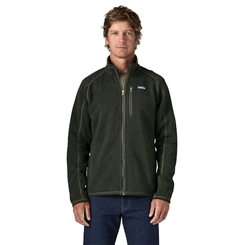on model image of Better Sweater Fleece Jacket