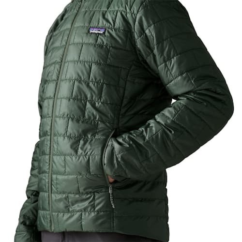 on model image of Nano Puff Jacket