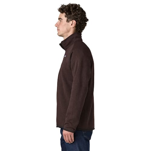 on model image of Better Sweater 1/4-Zip Fleece