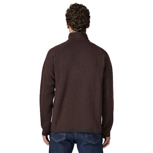 on model image of Better Sweater 1/4-Zip Fleece