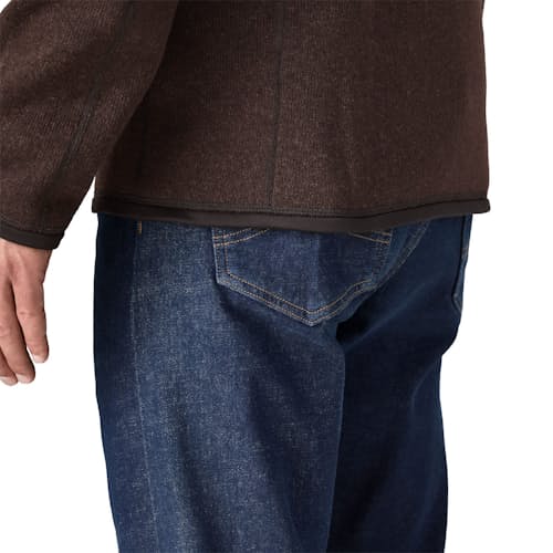 on model image of Better Sweater 1/4-Zip Fleece