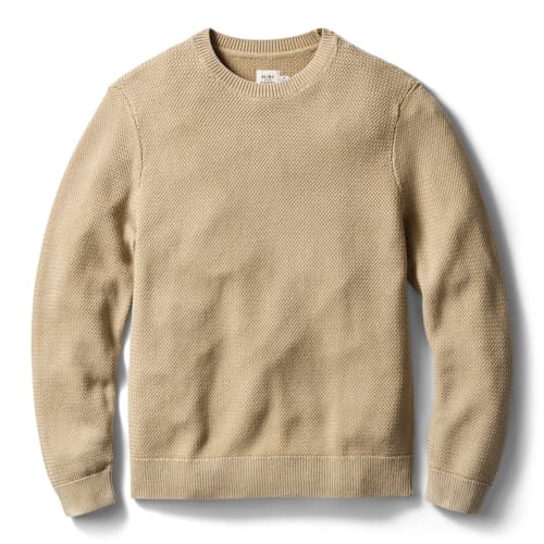 laydown image of Washed Cotton Crewneck