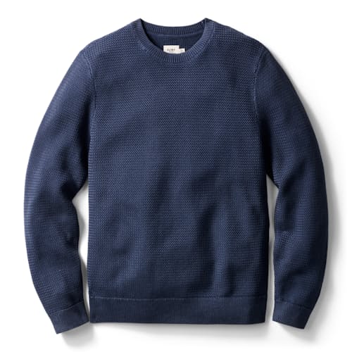 laydown image of Washed Cotton Crewneck