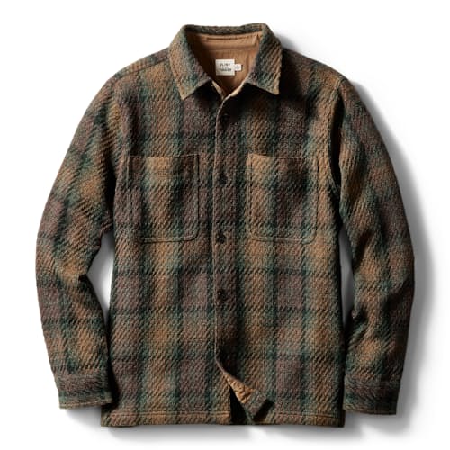 laydown image of Cabin Flannel Overshirt