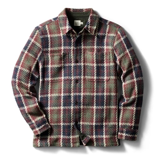 laydown image of Cabin Flannel Overshirt
