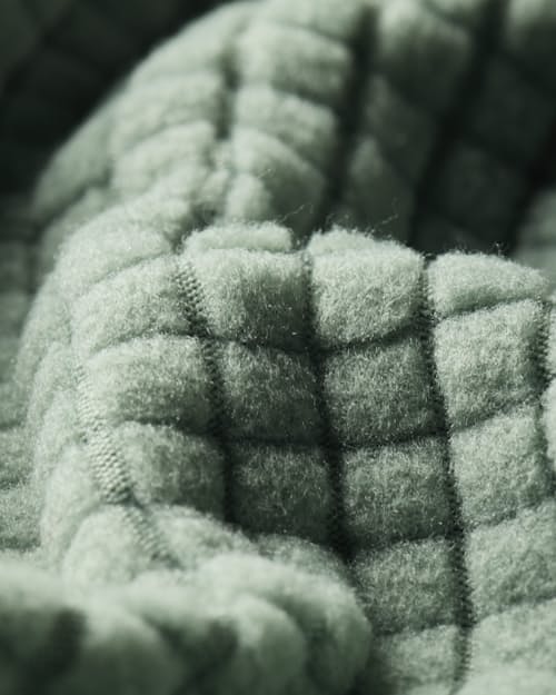 laydown detail image of GridFleece Half-Zip