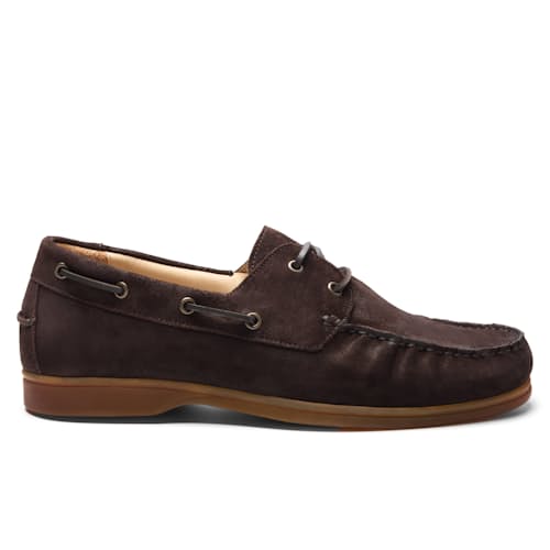 laydown image of Terra Low Boat Shoe