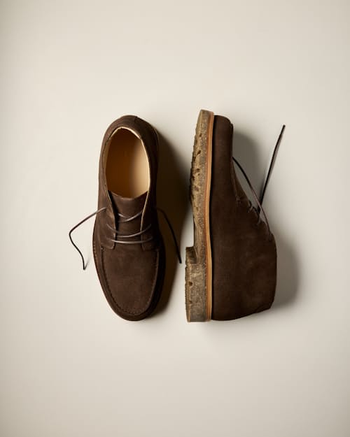 no crop image of Moc Toe Chukka Lug Sole Boot