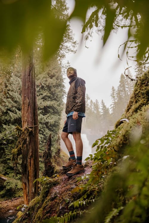 lifestyle image of Moab 3 Mid WP