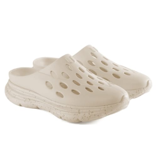 laydown image of Revive Open Back Recovery Shoe