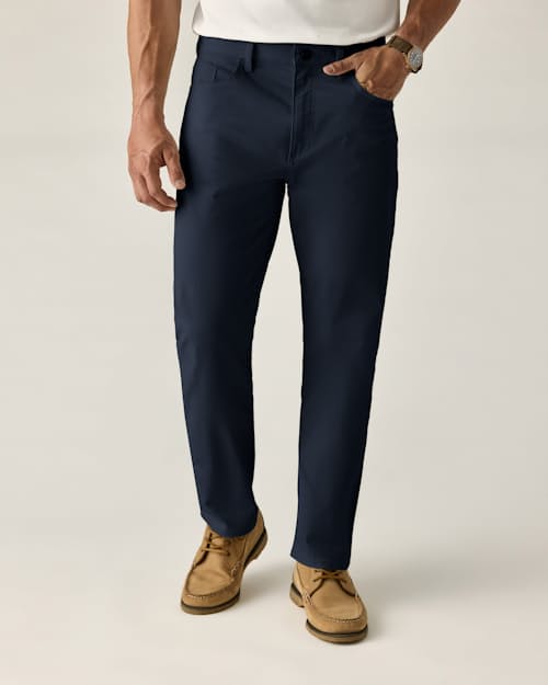 on model image of 365 5-Pocket Pant - HB Athletic Straight