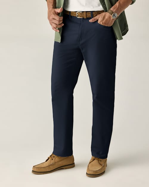 on model image of 365 5-Pocket Pant - HB Athletic Straight