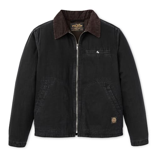 laydown image of Denim Tacoma Jacket