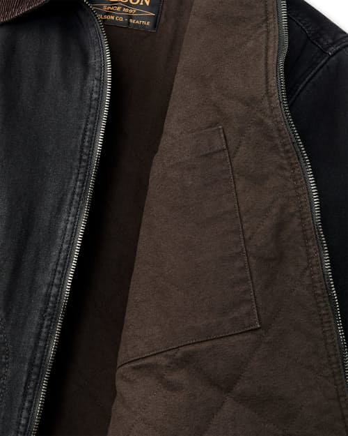 laydown detail image of Denim Tacoma Jacket