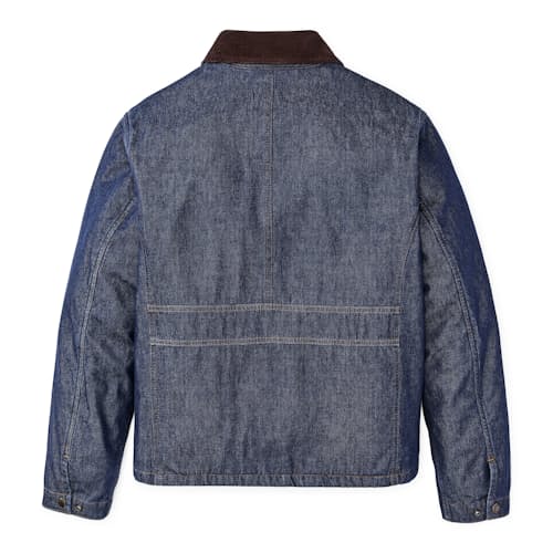 laydown image of Denim Tacoma Jacket