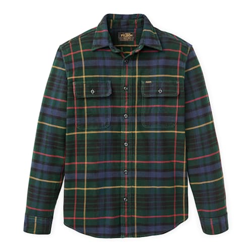 laydown image of Vintage Flannel Work Shirt