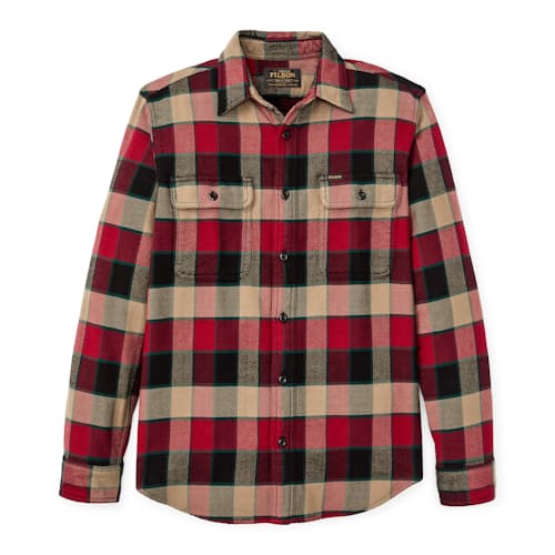 laydown image of Vintage Flannel Work Shirt