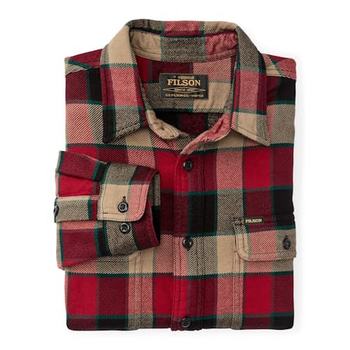 laydown image of Vintage Flannel Work Shirt