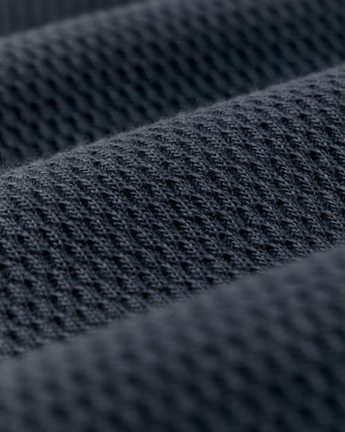 laydown detail image of Waffle Knit Thermal Henley