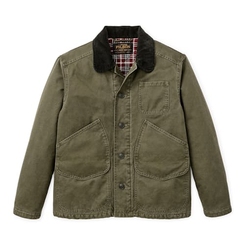 laydown image of Insulated Canvas Outfitter Jacket