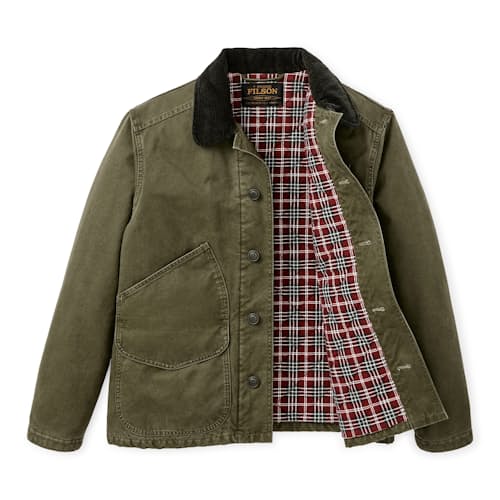 laydown image of Insulated Canvas Outfitter Jacket