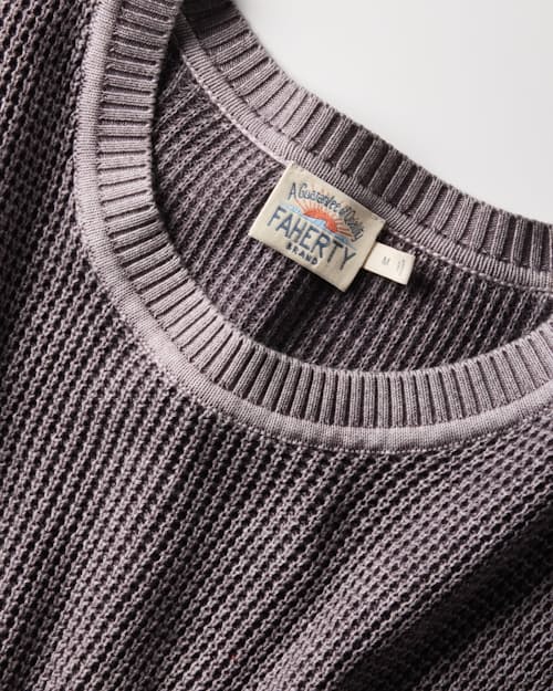 laydown detail image of Sunwashed Crewneck Sweater
