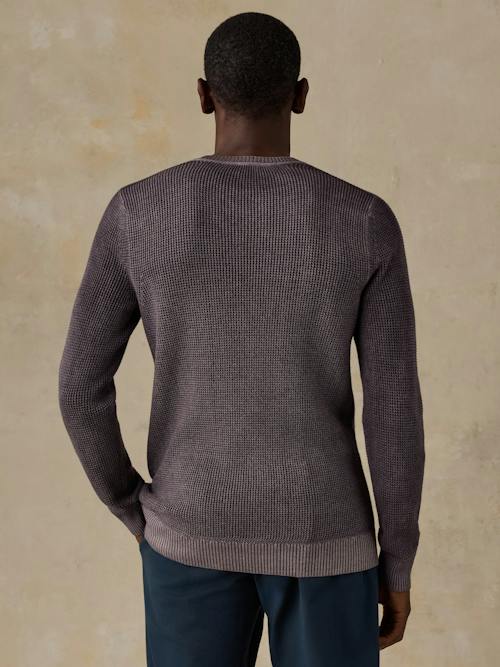 on model image of Sunwashed Crewneck Sweater