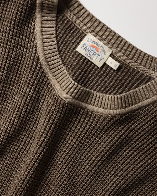 laydown detail image of Sunwashed Crewneck Sweater