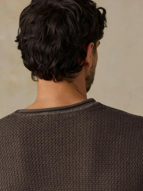 on model image of Sunwashed Dockside Rollneck Sweater