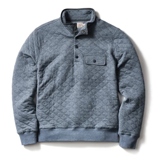 laydown image of Epic Fleece Quilted Pullover