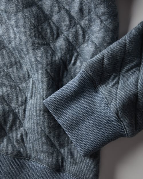 laydown detail image of Epic Fleece Quilted Pullover