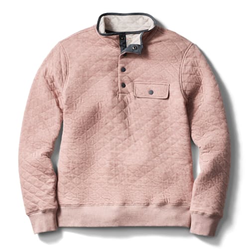 laydown image of Epic Fleece Quilted Pullover