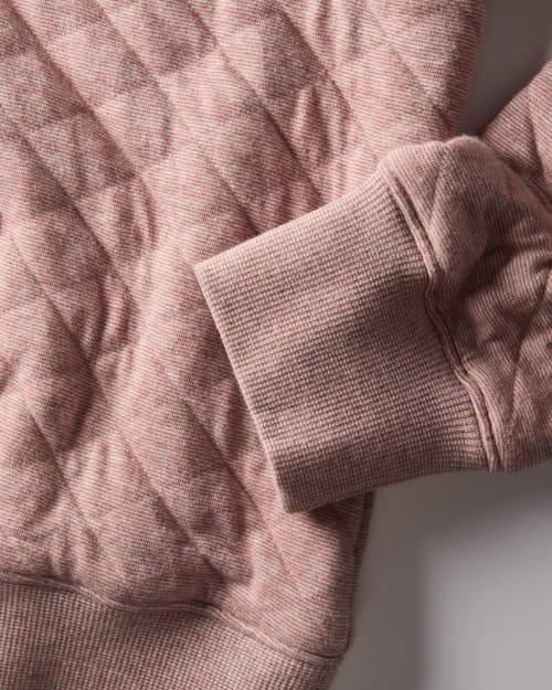 laydown detail image of Epic Fleece Quilted Pullover