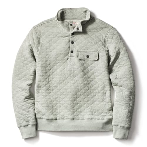 laydown image of Epic Fleece Quilted Pullover