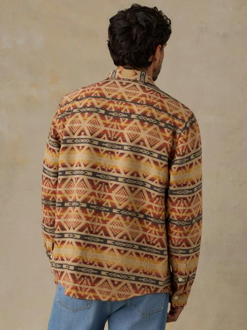 on model image of Lehi Canyon Overshirt