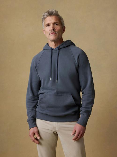 on model image of High Standard Fleece Hoodie